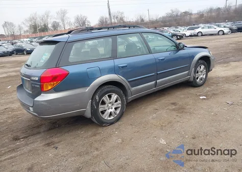 2005 Subaru Outback 2.5I Limited z USA, uszkodzony, nr VIN 4S4BP62C857350730
